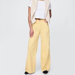 GAP Mid Rise Ultrasoft Baggy Jeans, size 24